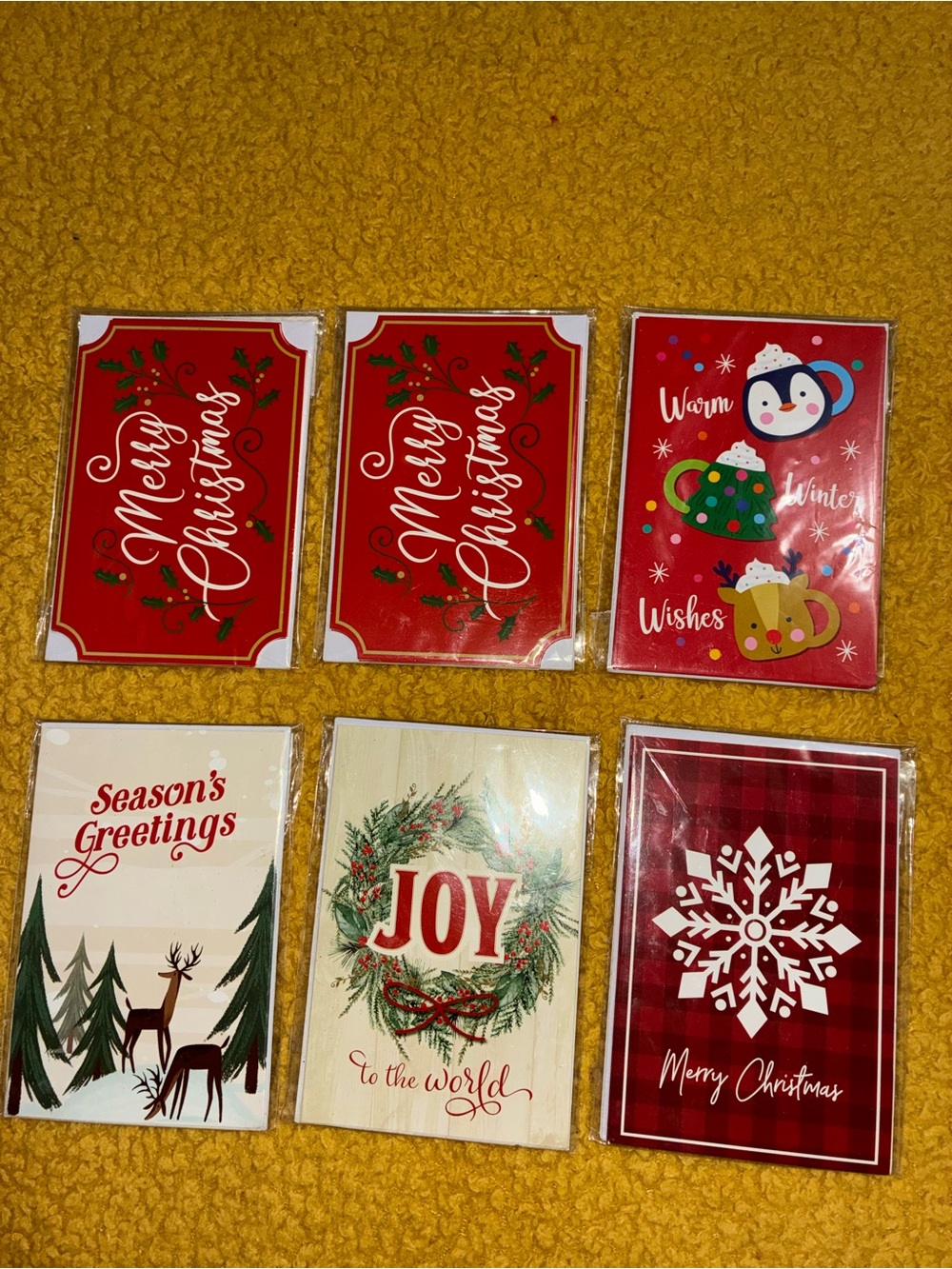 Holiday Greeting Cards bundle of 6 (36 in total)
